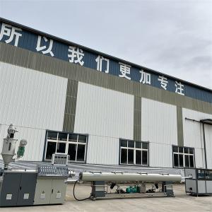 90KW Plastic Pipe Extrusion Line , HDPE Microduct Communication Pipe Machine