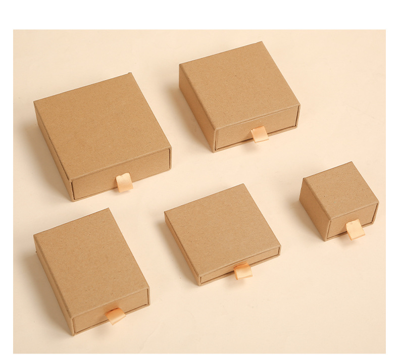 Custom Drawer Paper Material Jewelry Gift Packaging Boxes for Customized Presentation