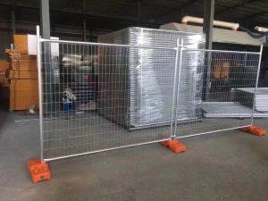 China Secure Reusable Plastic Feet Movable Temporary Fence For Construction Sites factory