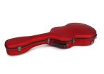 Matte Red Fiberglass Classical Guitar Rack Case Break Resistance