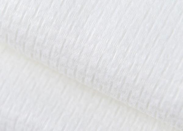 110g White EF Grain Polyester Viscose Cross Spunlaced Non-Woven Cotton Tissue,