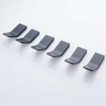 Commercial Bathroom Towel Rack Stick On Wall Black Adhesive Hooks Easy Install