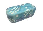 Classical Blue Fabric Custom Sunglass Case For Women And Girl