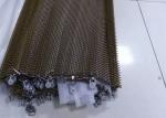 1.2mm X 6mm Metal Mesh Drapery Aperture Aluminum Coil Mesh For Space Divider