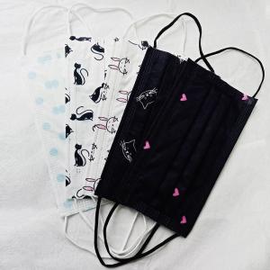 China Non Woven Disposable Surgical Mask with Cartoon Funny Cute Printing Design factory