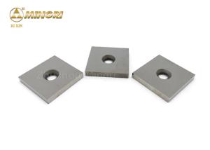China Wear Resistant Cemented Carbide Cutter Plate For Woodworking Machinery With Holes factory