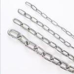 Plain Finish Steel Link Chain SS304 Din763 Stainless Chain Link 2t Working