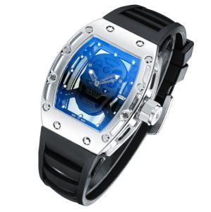 China Men's Alloy Wrist Watch , Metal Quartz Wrist Watch , Skeleton Watch dial Japan Movement Waterproof Men Watch factory