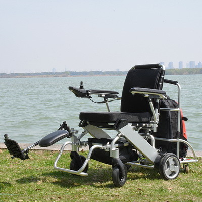 Lightweight Motorized Folding Mobility Power Wheelchair
