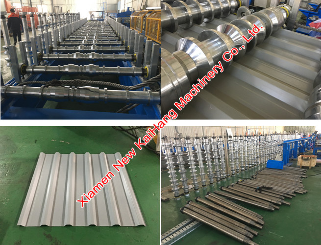 High Effective Roof Panel Roll Forming Machine For 1000mm Cover Width