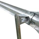 Hot Dippe Galvanized Corrugated W Beam Steel Highway Guardrail with Box Spacer