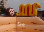 Noah's Ark Kids Inflatable Games Bounce House And Slide Commercial Grade made of
