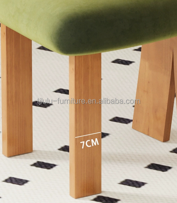 Mail Packing N Living Room Furniture Modern Design Soft Seat Wood Lamb Wool Dining Room Chair for Hotel and Home