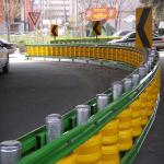 Roadway Safety Barrier Cast Aluminum Highway Roller Barrier for Effective Road