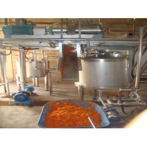 Raw Fruit Mango Juice Processing Line Sterilizing 10T Per Day