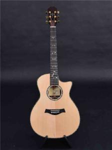 China Full solid wood Customized solid spruce top acoustic guitar solid rosewood back and side 916 guitar factory