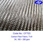 2x2 Twill Carbon Fiber Fabric / 240GSM Carbon Fiber Cloth Fabric 3K For Car