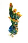 Bird metal trinket box Peacock treasure box metal jewelry box