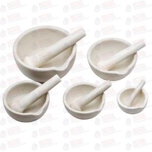 China Wear Resistance Mortar And Pestle Porcelain High Temperature Resistance Soil Testing Equipment factory
