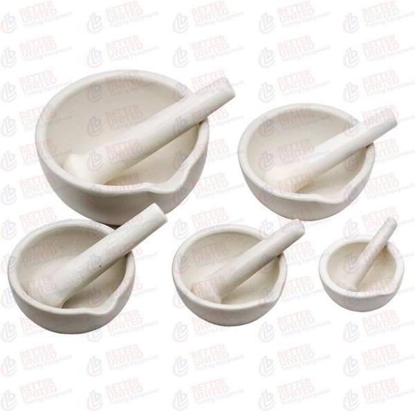 Wear Resistance Mortar And Pestle Porcelain High Temperature Resistance Soil