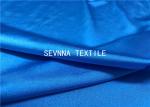 Blue Quick Drying Recycled Swimwear Fabric 152CM Width 340GSM Weight
