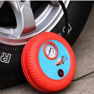 China Dc12v Small Car Air Compressor With Cigarette Lighter Plug 150PSI plastic mini tire inflator red factory