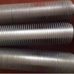 DELLOK Square Tube Fin And Tube Heat Exchanger With Solid Fins For Industrial