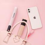 USB Rechargeable CE Mini Cordless Hair Straightener 4000mAh Anti Scalding 2 In 1