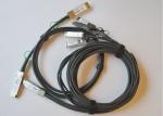 QSFP+ SFP+ Direct Attach Breakout Cable FOR Routers , 2 M Passive