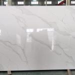 Calacatta Classical Polished Honed White Quartz Stone Veneer White Quartzite