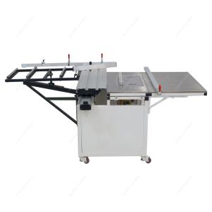 China Precision Automatic Sliding Mitre Saw for Plywood Panels in Manufacturing Plants factory