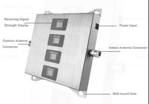 China Repeater CDMA GSM WCDMA DCS 2G 3G 4G Signal Booster 850 900 1800 2100 Mhz Quad Band Mobile Network Repeater factory