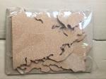 New Style Factory Wholesale 16 Pieces Adhesive Corkboard World Map for a Gift