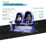 Outdoor 9D VR Egg Chair Interactive Double Seats For Amusement park