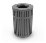 Rotational Molding Products Fashion outdoor trash can plastic sanitation trash