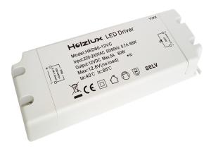 China Bathroom Kitchen Cabinet Lighting Class 2 LED Driver 60W 12V factory