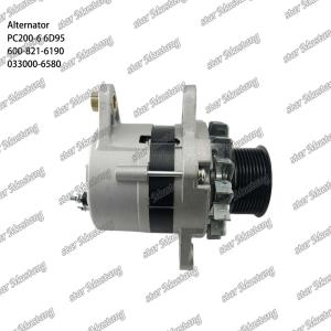 China Alternator PC200-6 6D95 24V 30A 600-821-6190 033000-6580 factory