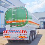 TITAN 3 Axle 42000 liters Diesel Water Oil Fuel Tanker Trailer for Sale in DR