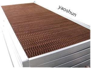 China Evaporative cooling pad with galvanized,stainless steel,or aluminum alloy frame factory