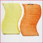 Solar LED Nylon Lantern S shape