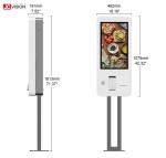 JCVISION Self Service Kiosk Touch Screen Barcode Scanner Self Ordering Kiosk