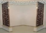 Stainless Steel Decorative Metal Screen Panels Vertical / Multi Fold Type