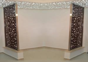 China Stainless Steel Decorative Metal Screen Panels Vertical / Multi Fold Type Available factory