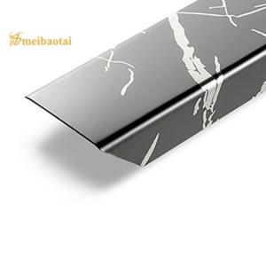 China Stainless Steel Floor Transition Strip L Profile Sustainable L Tile Trim factory