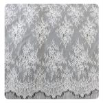 150CM Wedding Dress Floral Lace Fabric Chantilly OEM Textile Floral Fabric