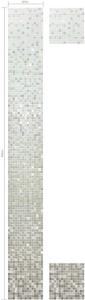 China Grey goldline with shine star mosaic gradation pattern for plain walls factory