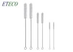 White Drinking Straw Extra Long Tube Brush Nylon Bristle Customized Diameter