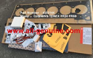 China CUMMINS TEREX 4352144 SET UPPER GASKET NHL MINING DUMP TRUCK TR35 TR50 TR60 TR100 3305B 3305F 3303 3307 TR45 TR70 MT4400 factory