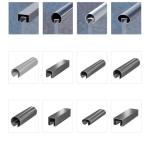 U Channel Glass Balustrade For Balcony Aluminum Decking Railing