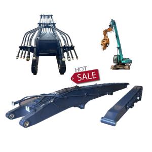 China 45-70 Ton Excavator Pile Driving Boom Machinery For 18M Vibro Hammer Optional factory